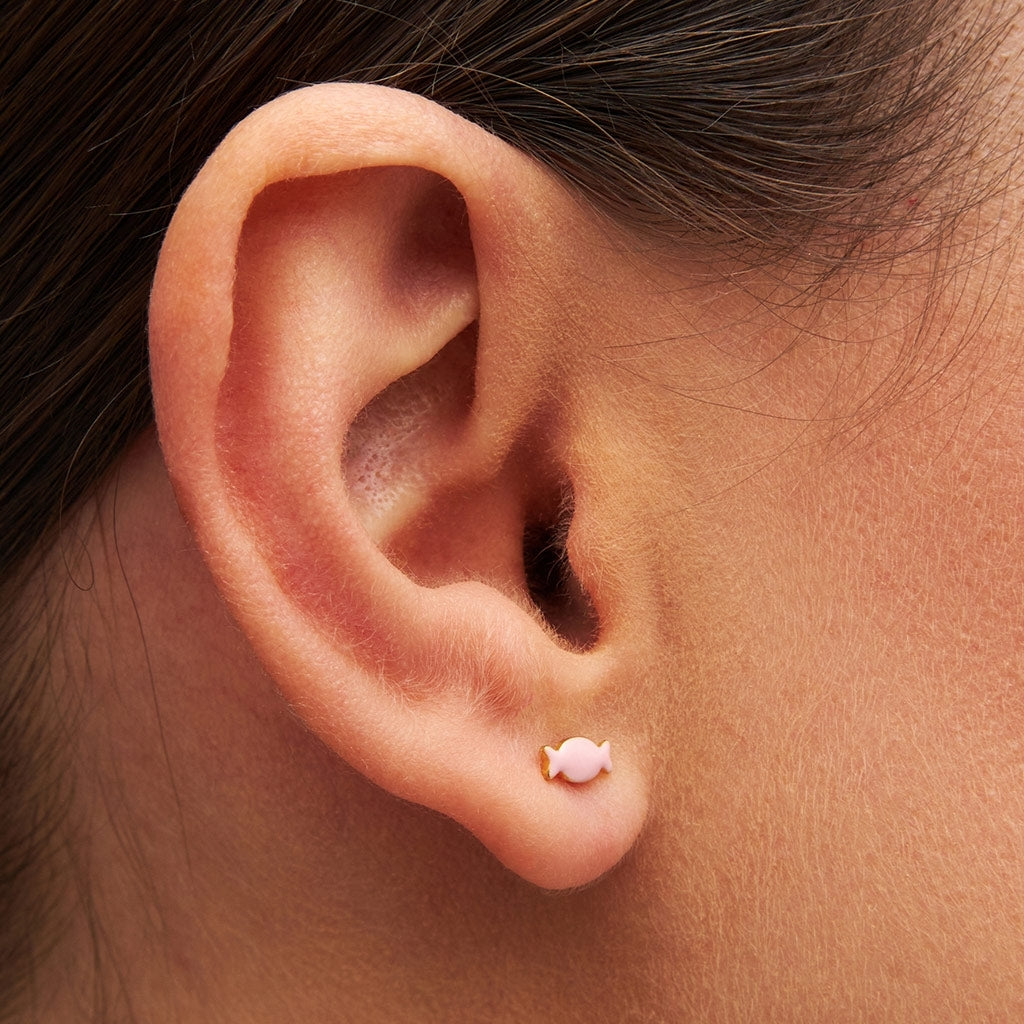 LULU Copenhagen Bonbon boucle d'oreille 1 pièce Ear stud, 1 pcs Light pink