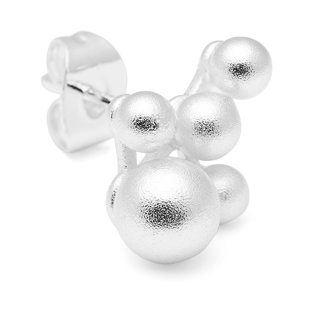 LULU Copenhagen Bouquet Cloud boucle d'oreille 1 pièce Ear stud, 1 pcs Silver Plated