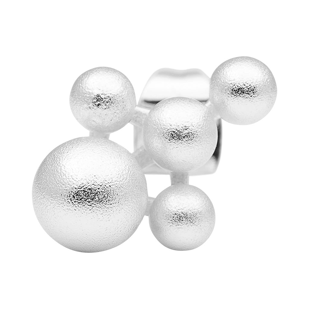 LULU Copenhagen Bouquet Cloud boucle d'oreille 1 pièce Ear stud, 1 pcs Silver Plated