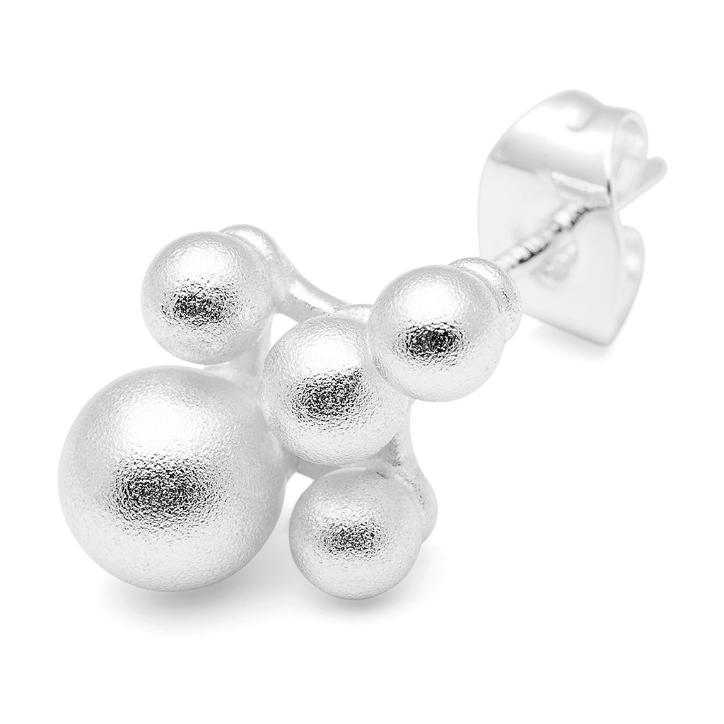 LULU Copenhagen Bouquet Cloud boucle d'oreille 1 pièce Ear stud, 1 pcs Silver Plated