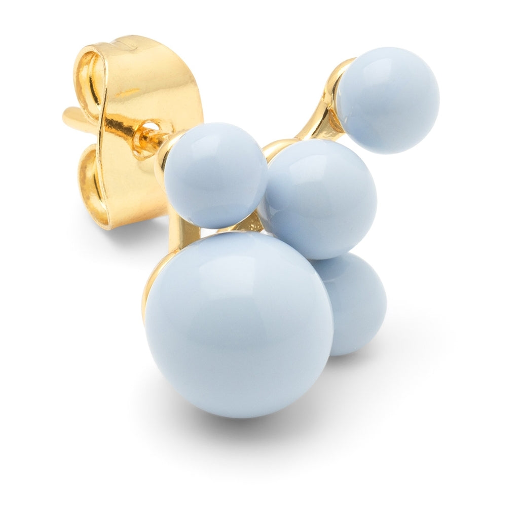 LULU Copenhagen Bouquet Cloud earring 1 pièce Ear stud, 1 pcs Skyride Blue