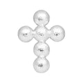 Bouquet Cross 1 pièce - Silver Plated