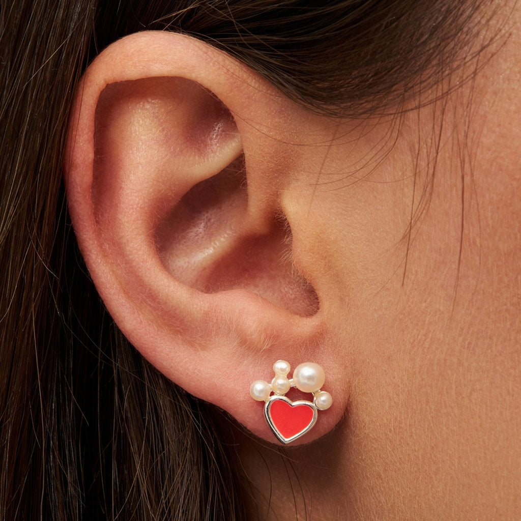 LULU Copenhagen Bouquet Dream boucle d'oreille 1 pièce Ear stud, 1 pcs Silver Plated