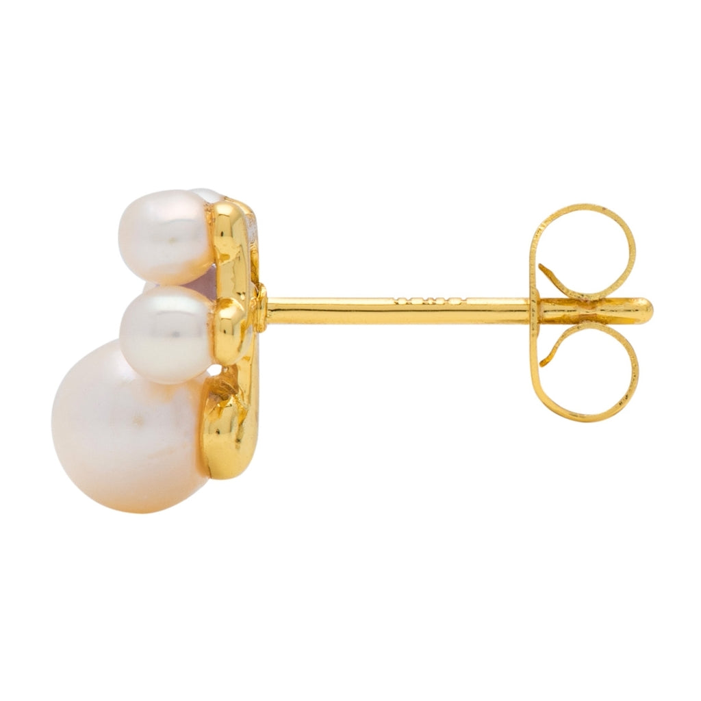 LULU Copenhagen Bouquet Pearls boucle d'oreille 1 pièce Ear stud, 1 pcs Lavender