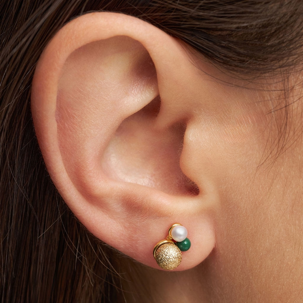 LULU Copenhagen Bouquet The Favorite boucle d'oreille 1 pièce Ear stud, 1 pcs Gold Plated