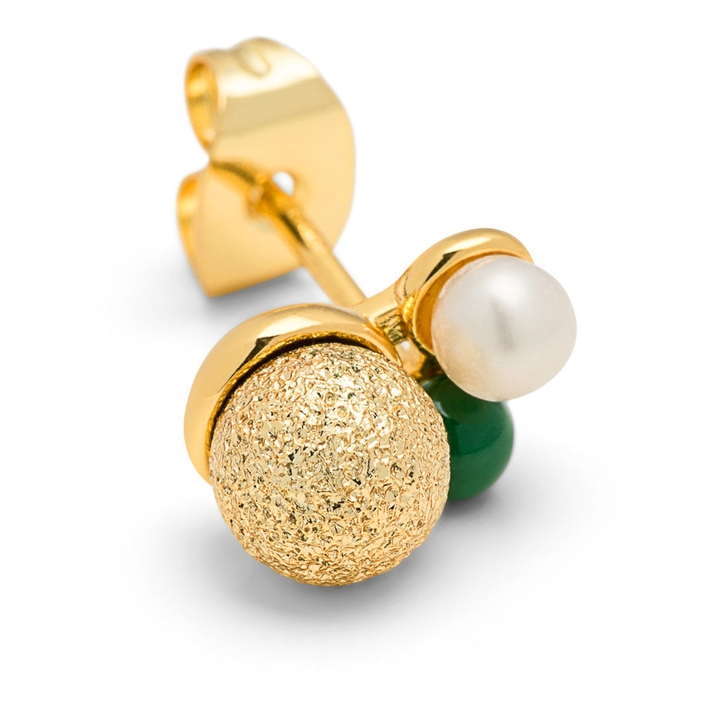 LULU Copenhagen Bouquet The Favorite boucle d'oreille 1 pièce Ear stud, 1 pcs Gold Plated