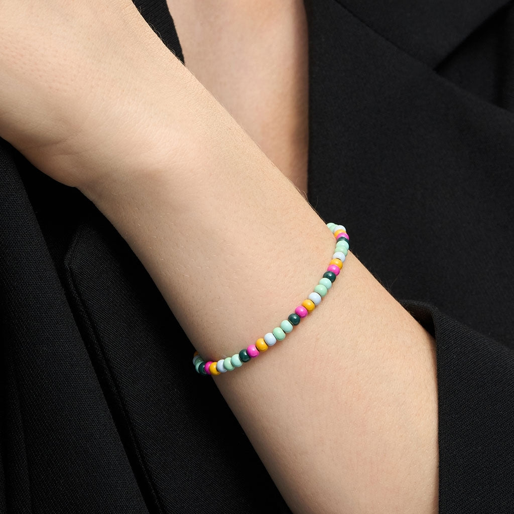 LULU Copenhagen Bracelet Color Ball plaqué argent Bracelets Beach