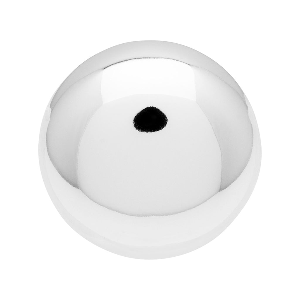 LULU Copenhagen Bubble Round boucle d'oreille 1 pièce - plaqué argent Ear stud, 1 pcs Silver Plated