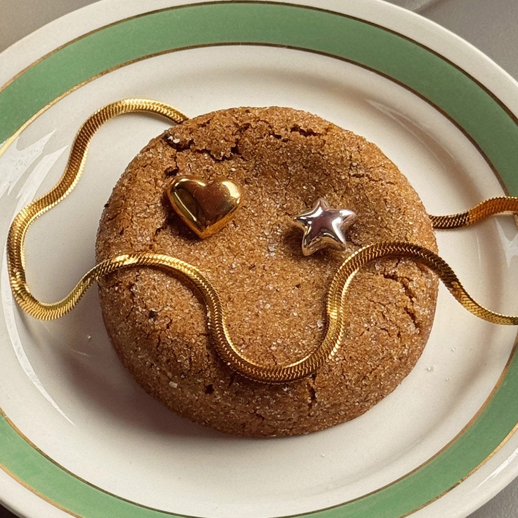 LULU Copenhagen Bubble Star earring 1 pcs - silver plated Ear stud, 1 pcs Silver Plated