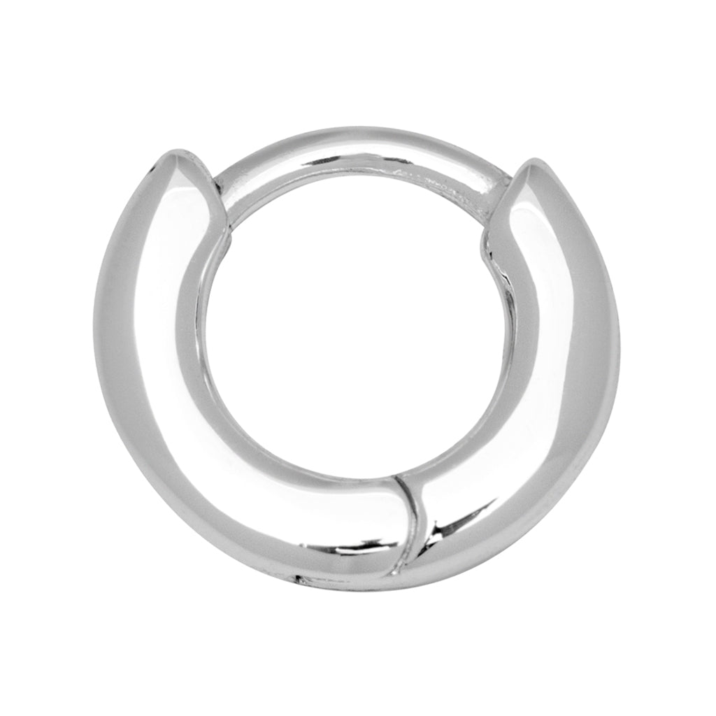 LULU Copenhagen Buckle Hoops Small paire Hoops Silver Plated