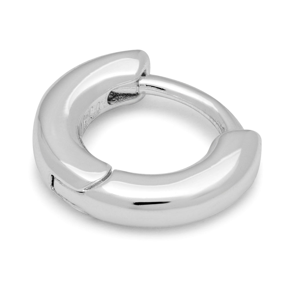 LULU Copenhagen Buckle Hoops Small paire Hoops Silver Plated