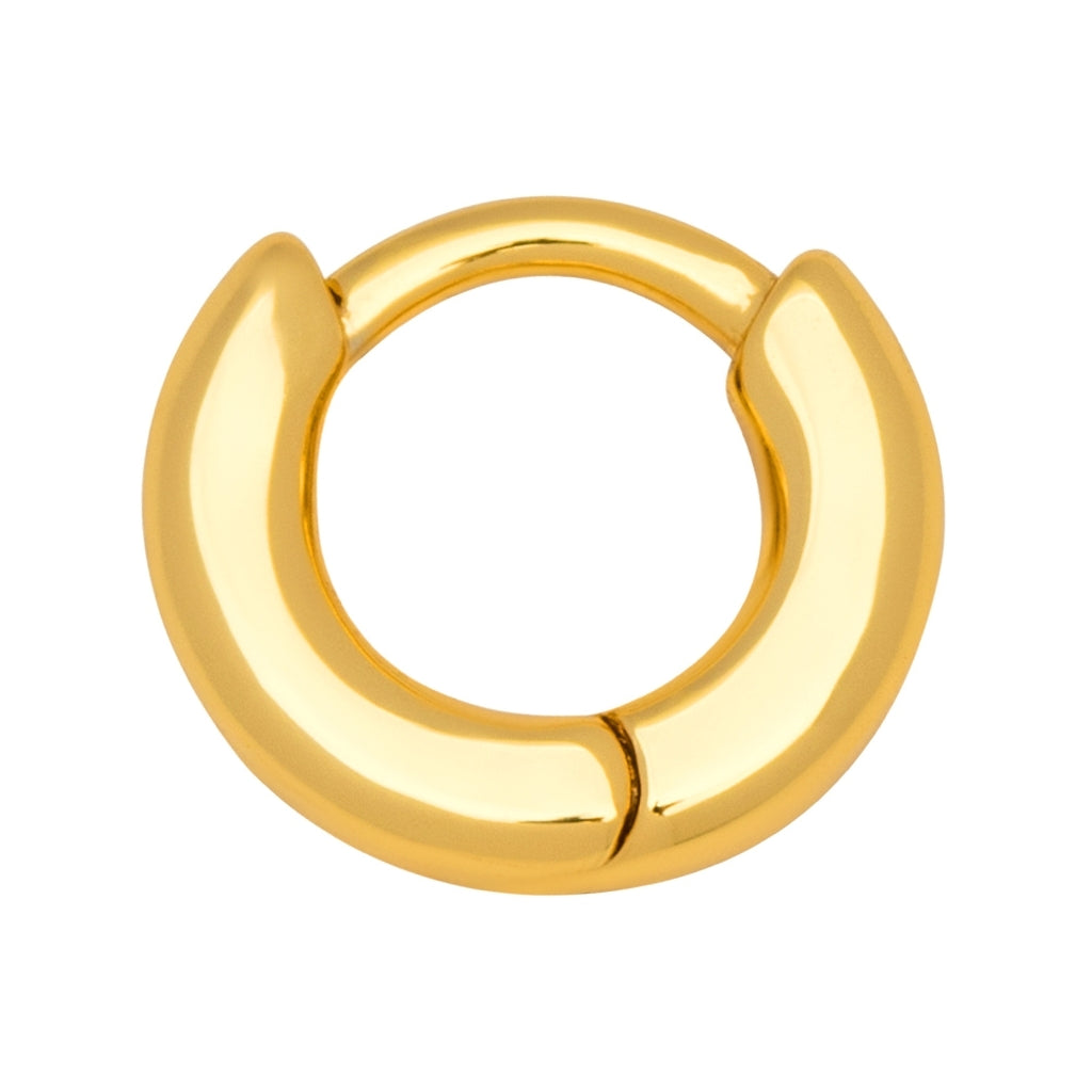 LULU Copenhagen Buckle Hoops Small paire Hoops Gold Plated