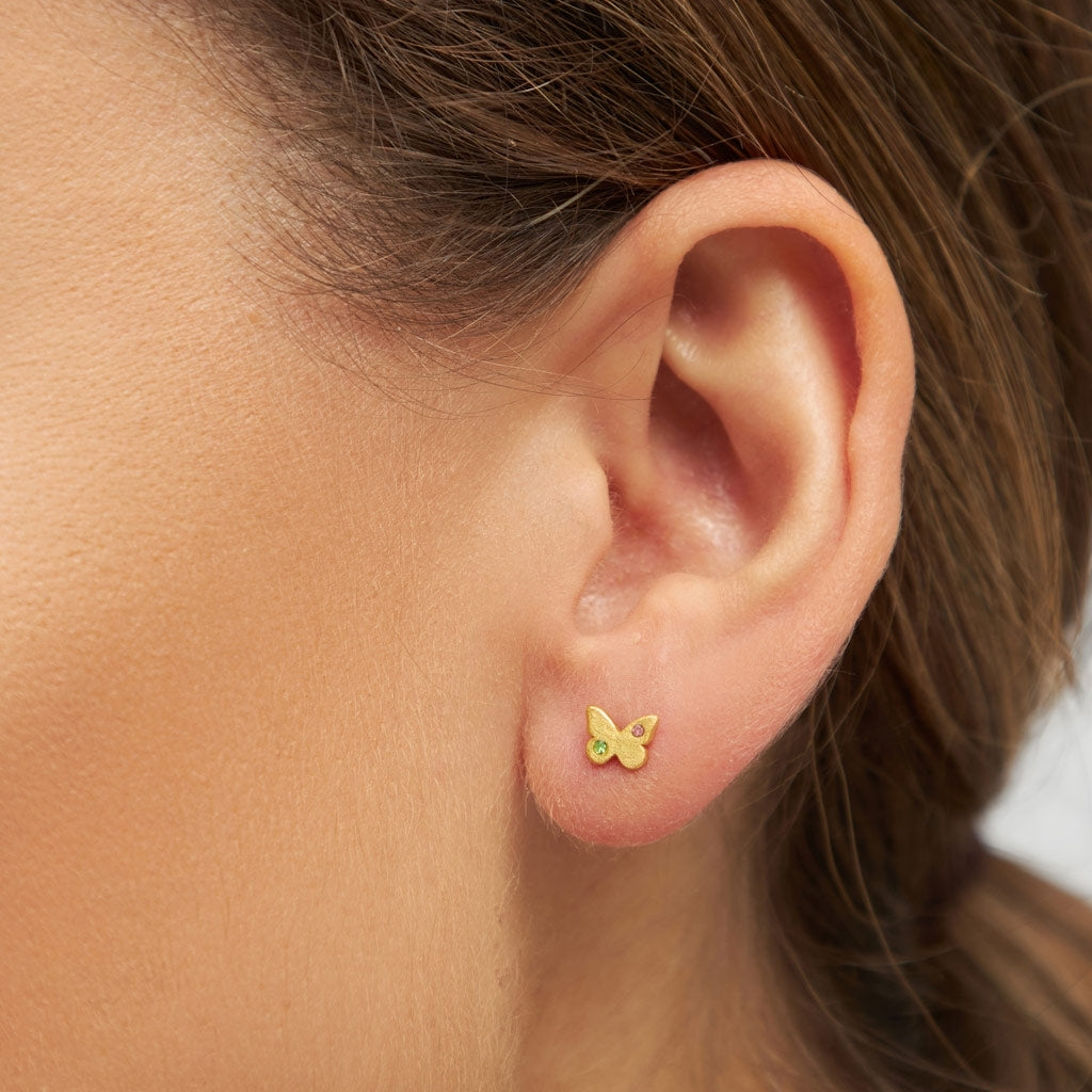LULU Copenhagen Butterfly boucle d'oreille 1 pièce Ear stud, 1 pcs Gold Plated