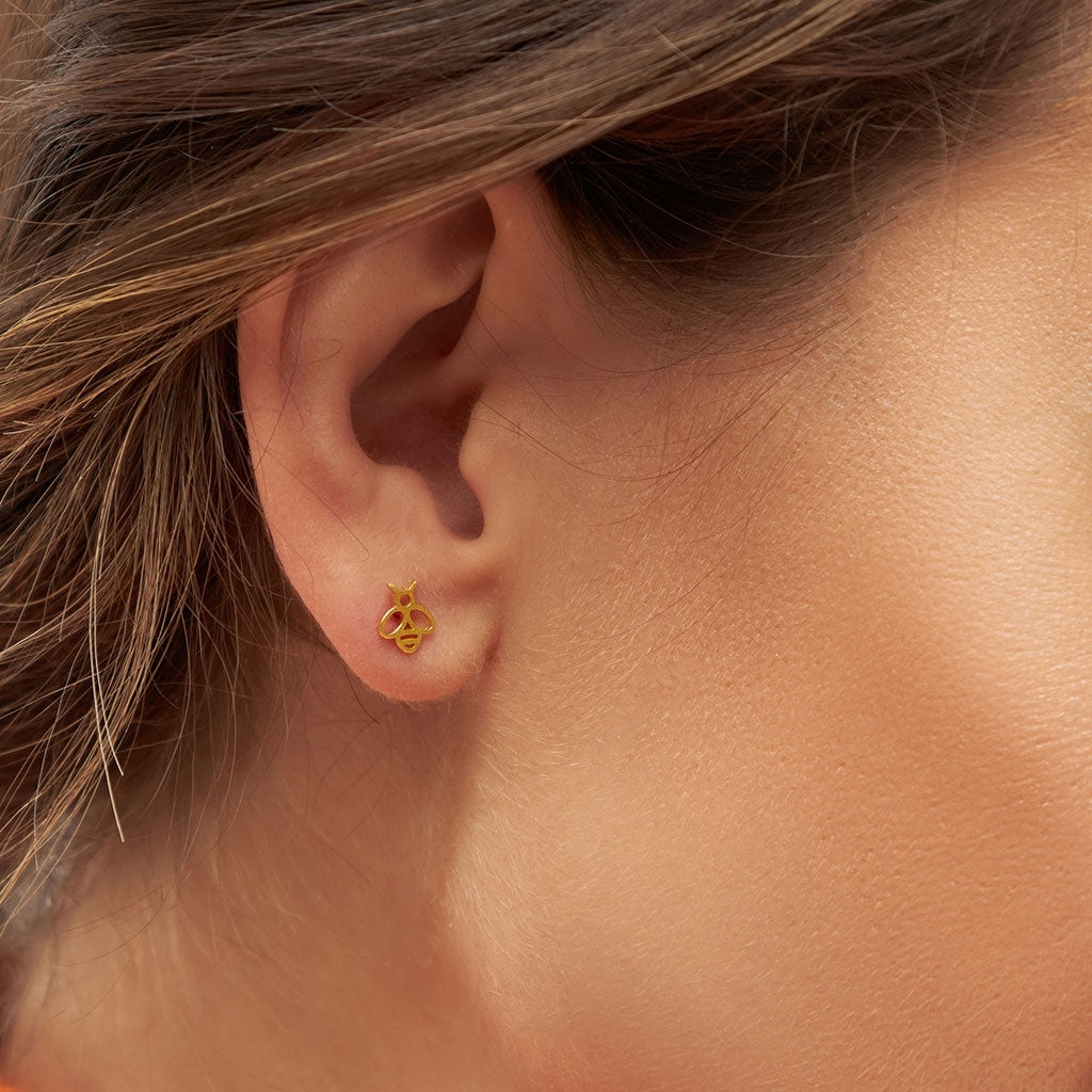 LULU Copenhagen Bzzzz boucle d'oreille 1 pièce Ear stud, 1 pcs Gold Plated