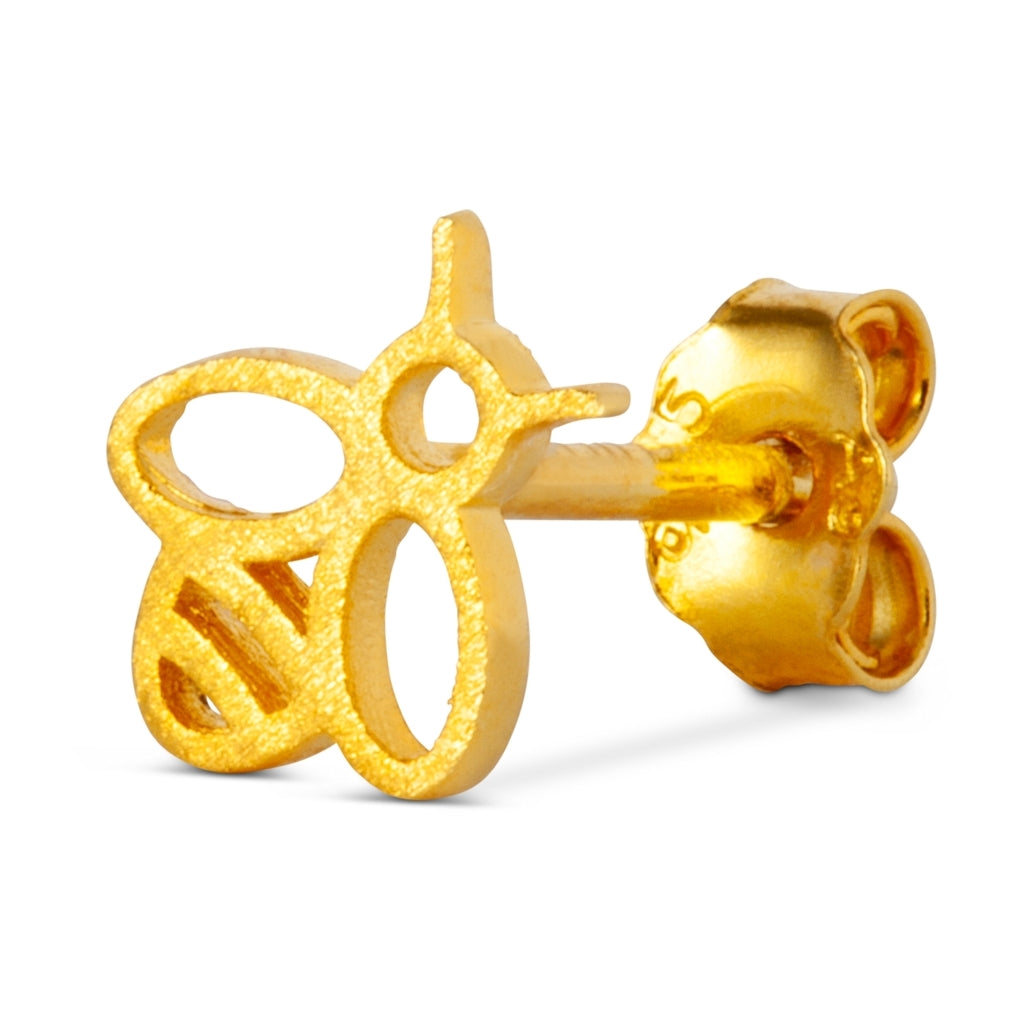 LULU Copenhagen Bzzzz boucle d'oreille 1 pièce Ear stud, 1 pcs Gold Plated