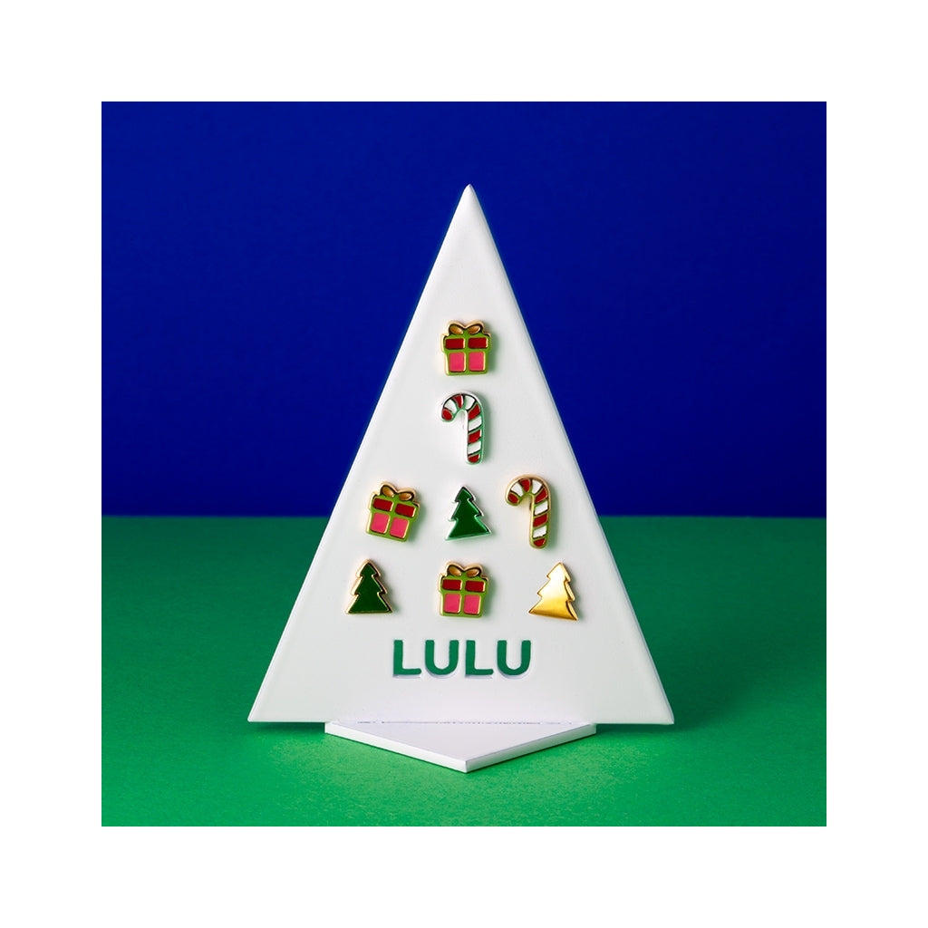 LULU Copenhagen Christmas Gift earring 1 pcs Ear stud, 1 pcs Gold Plated
