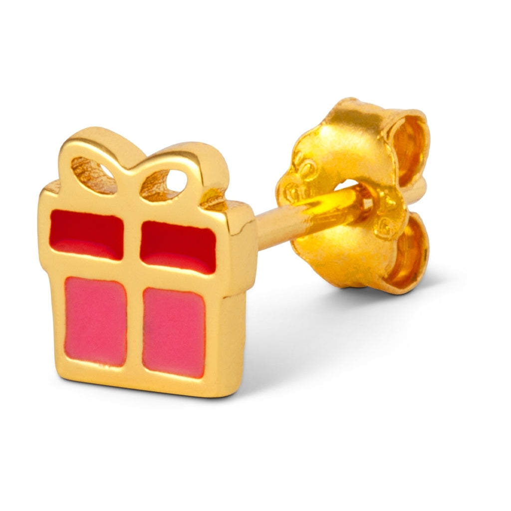 LULU Copenhagen Christmas Gift earring 1 pcs Ear stud, 1 pcs Gold Plated