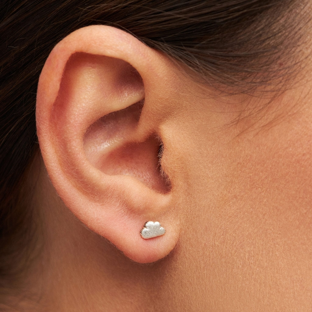 LULU Copenhagen Cloud boucle d'oreille 1 pièce Ear stud, 1 pcs Silver
