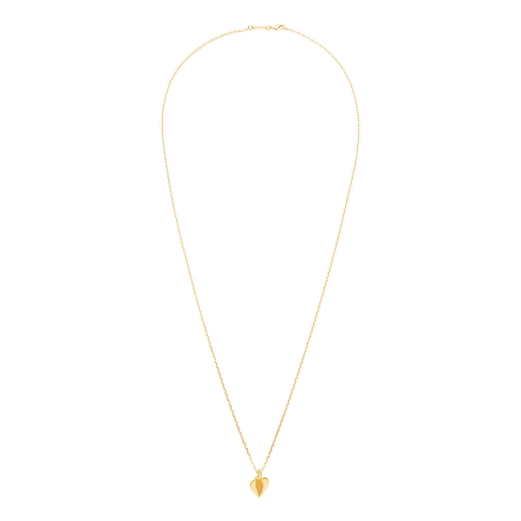 LULU Copenhagen Collier Lemon Heart plaqué or Necklaces Gold Plated