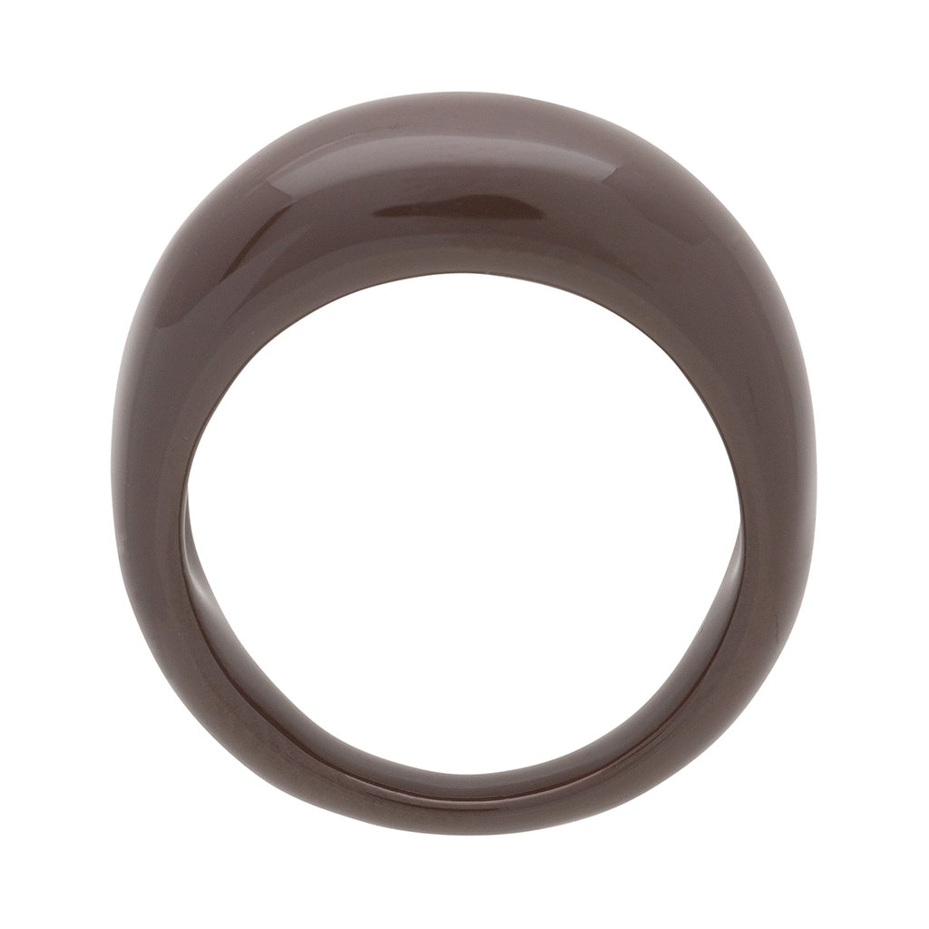 LULU Copenhagen Color Anneau Chunky Rings Cocoa Powder