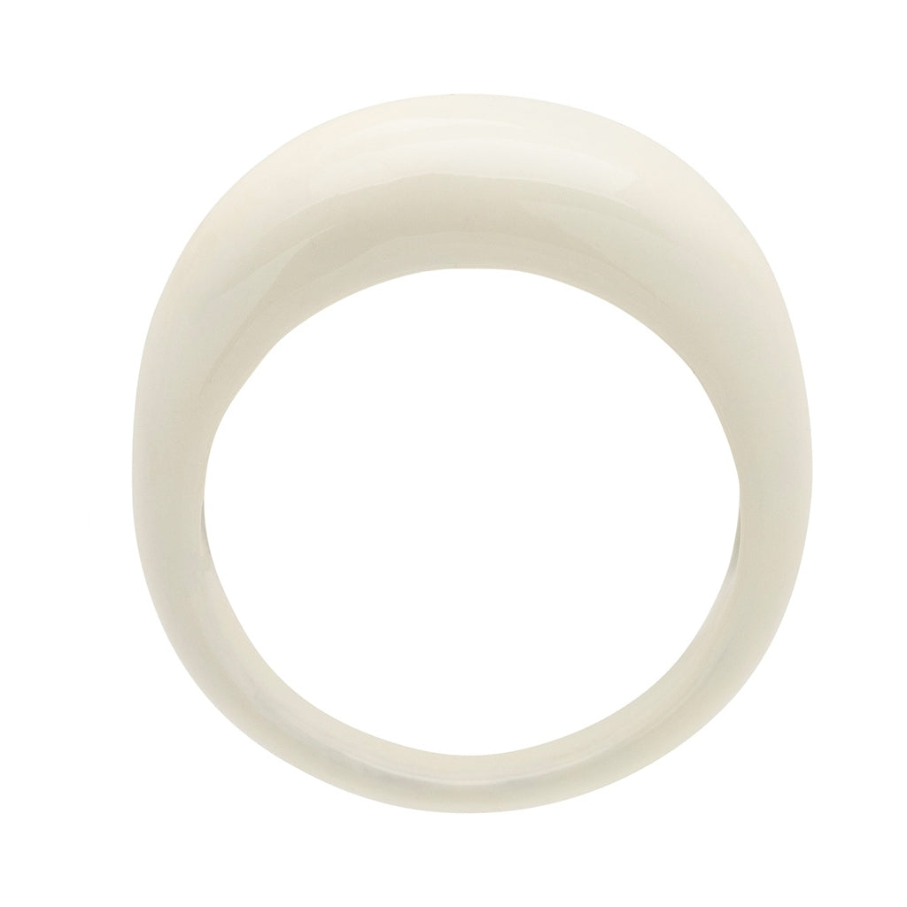 LULU Copenhagen Color Anneau Chunky Rings Coconut Milk