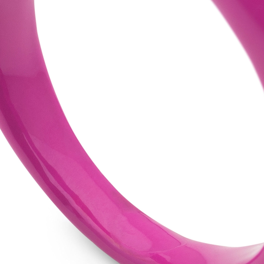 LULU Copenhagen Color Anneau Chunky Rings Electric Fuchsia Pink