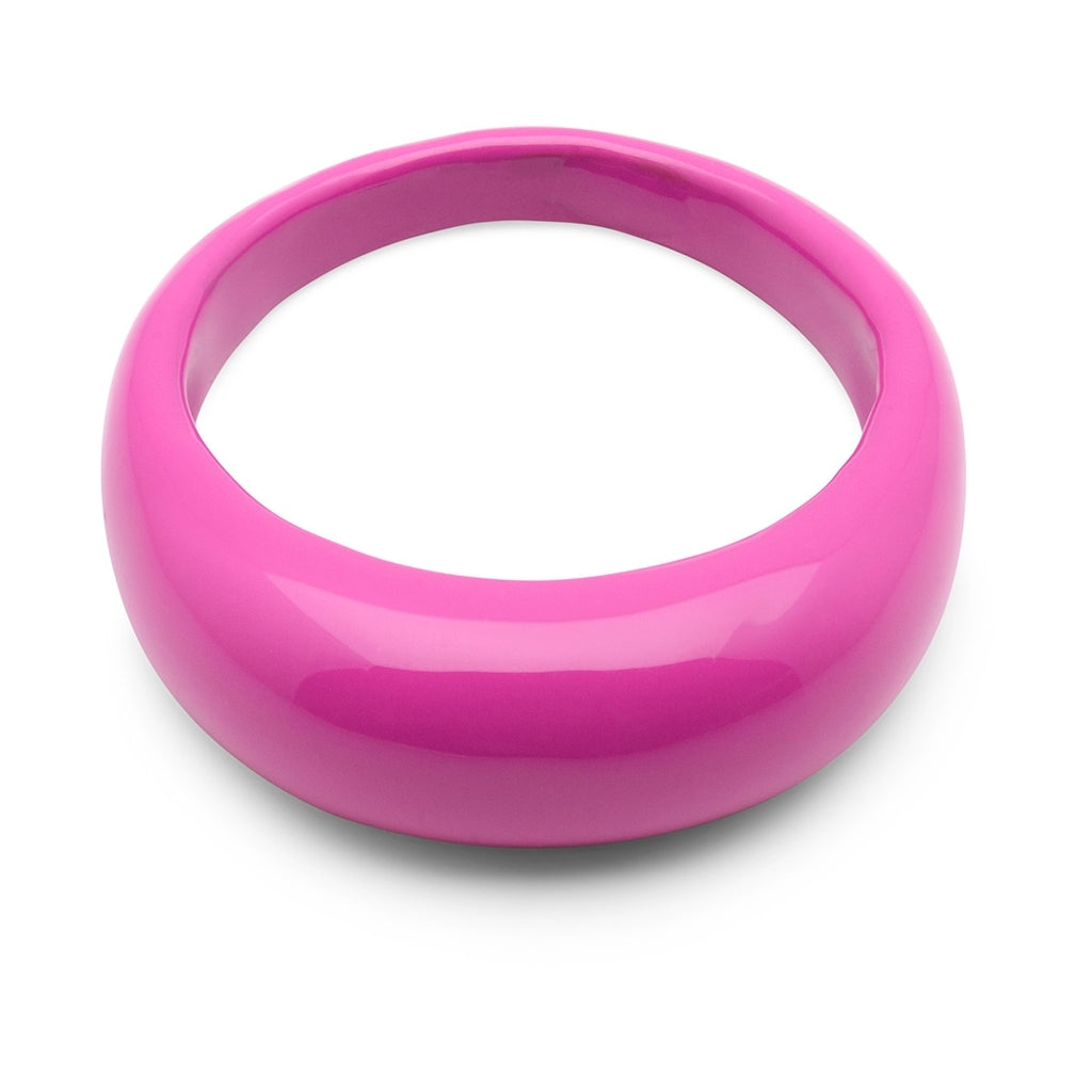 LULU Copenhagen Color Anneau Chunky Rings Electric Fuchsia Pink