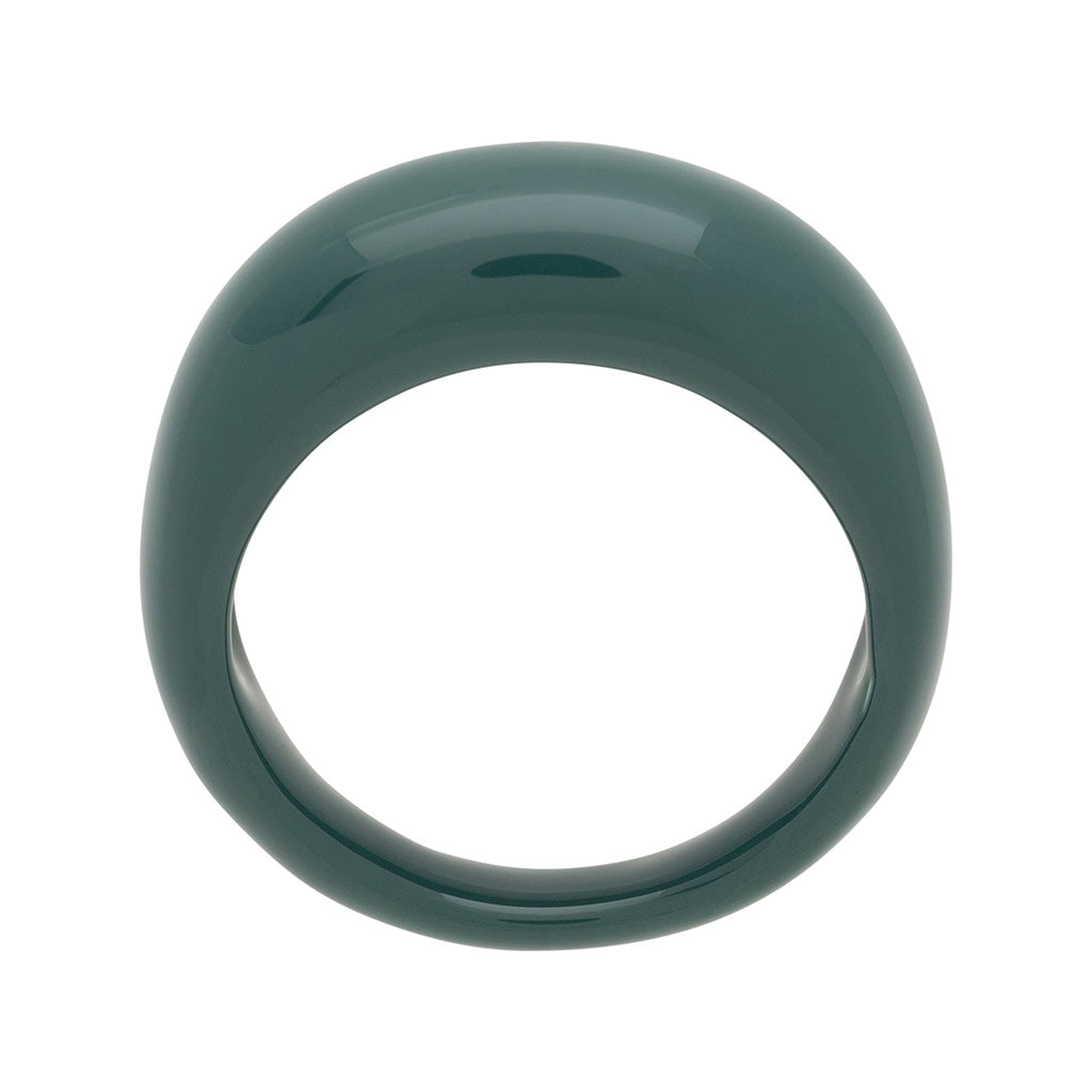 LULU Copenhagen Color Anneau Chunky Rings North Sea Green