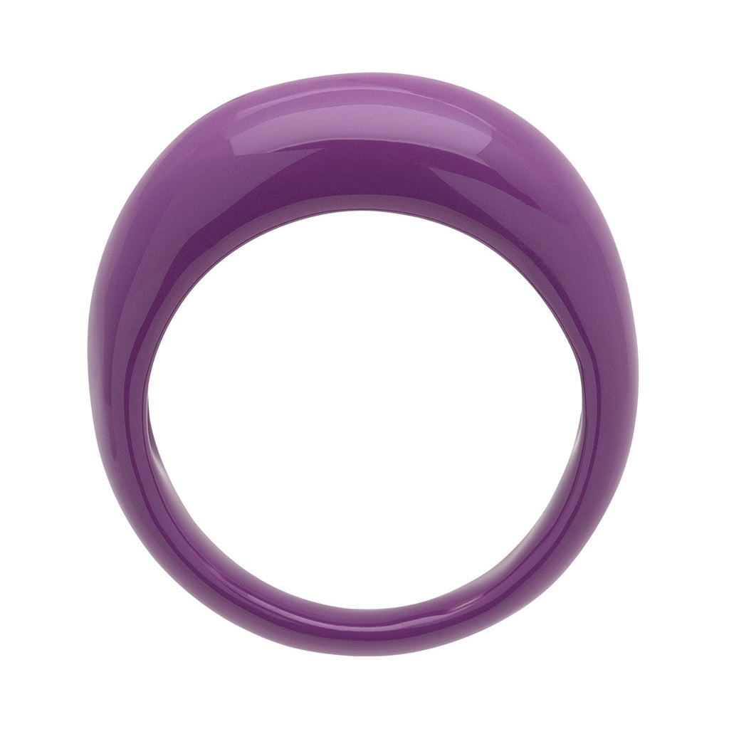 LULU Copenhagen Color Anneau Chunky Rings Purple Harvest