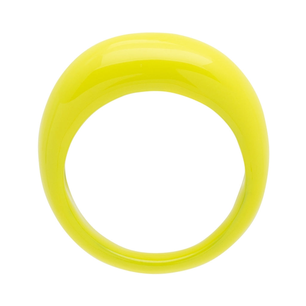 LULU Copenhagen Color Anneau Chunky Rings Wild Lime