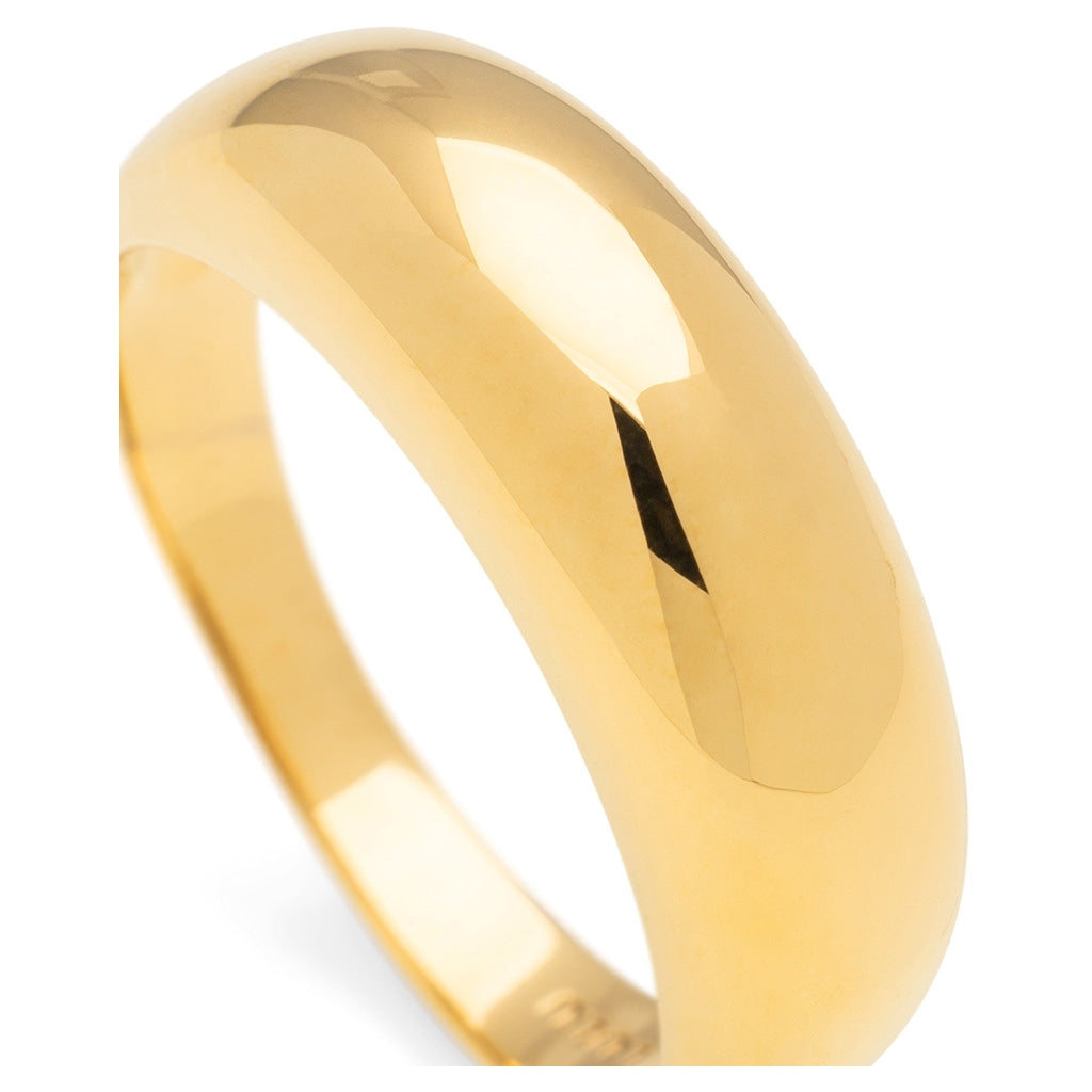 LULU Copenhagen Color Anneau Chunky Rings Gold Plated