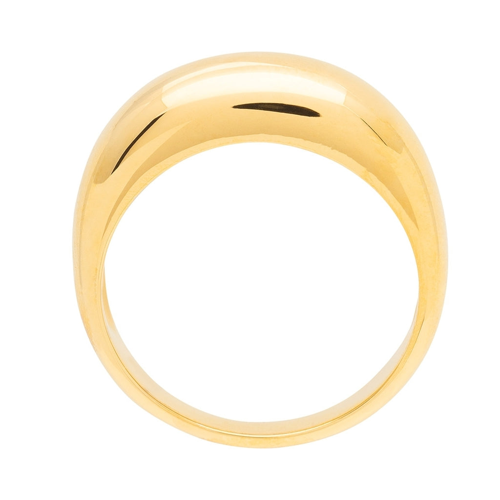 LULU Copenhagen Color Anneau Chunky Rings Gold Plated