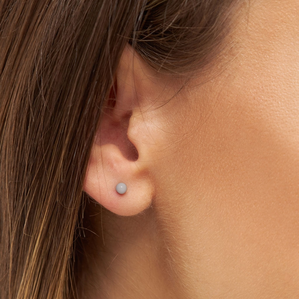 LULU Copenhagen Color Ball boucle d'oreille 1 pièce Ear stud, 1 pcs Grey