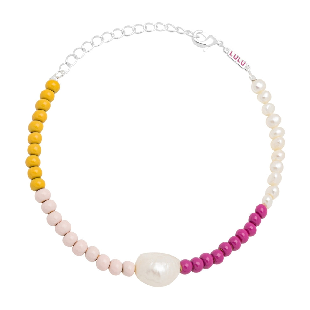 LULU Copenhagen Color Ball Bracelet Pearls plaqué argent Bracelets Silver Plated
