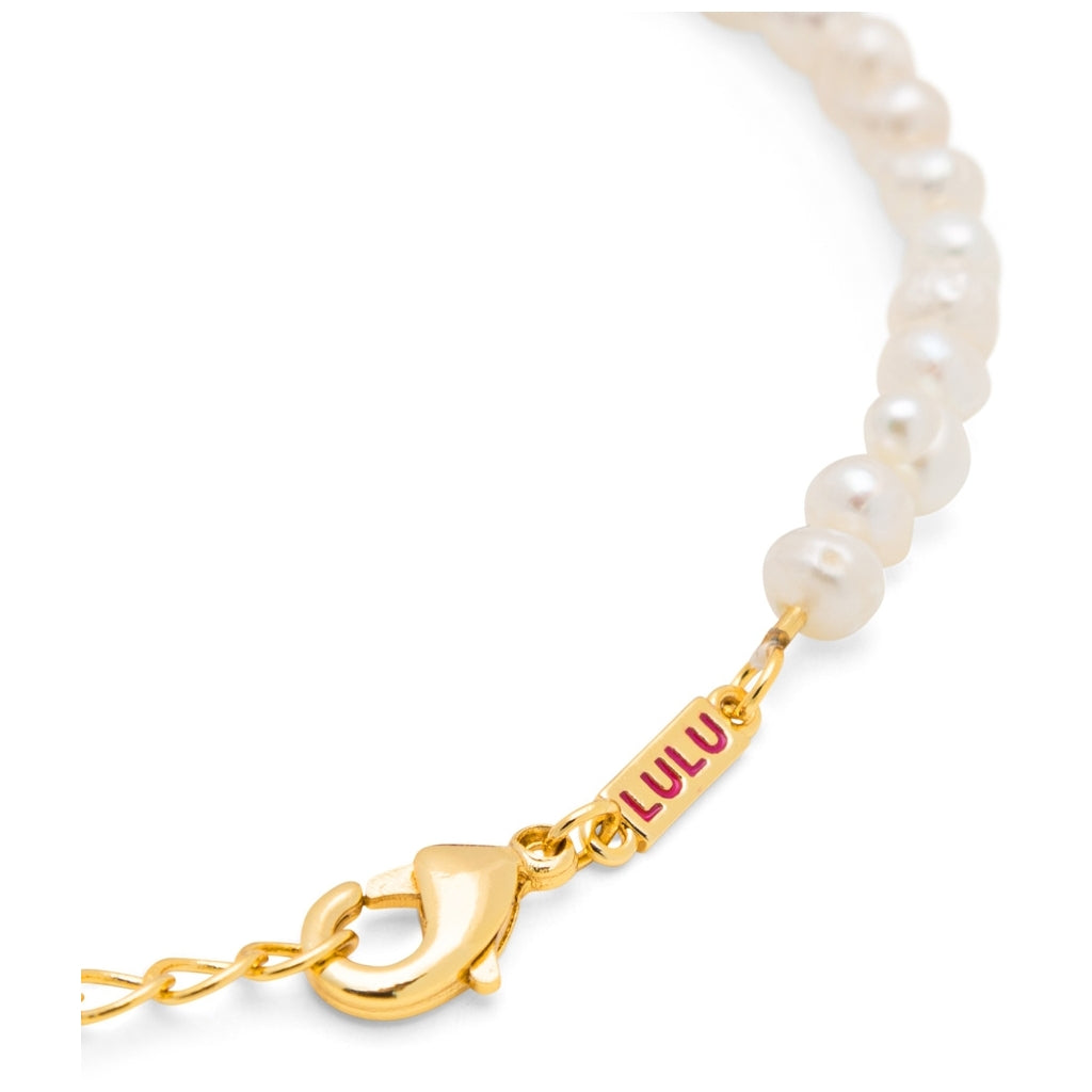 LULU Copenhagen Color Ball Bracelet Pearls plaqué or Bracelets Gold Plated