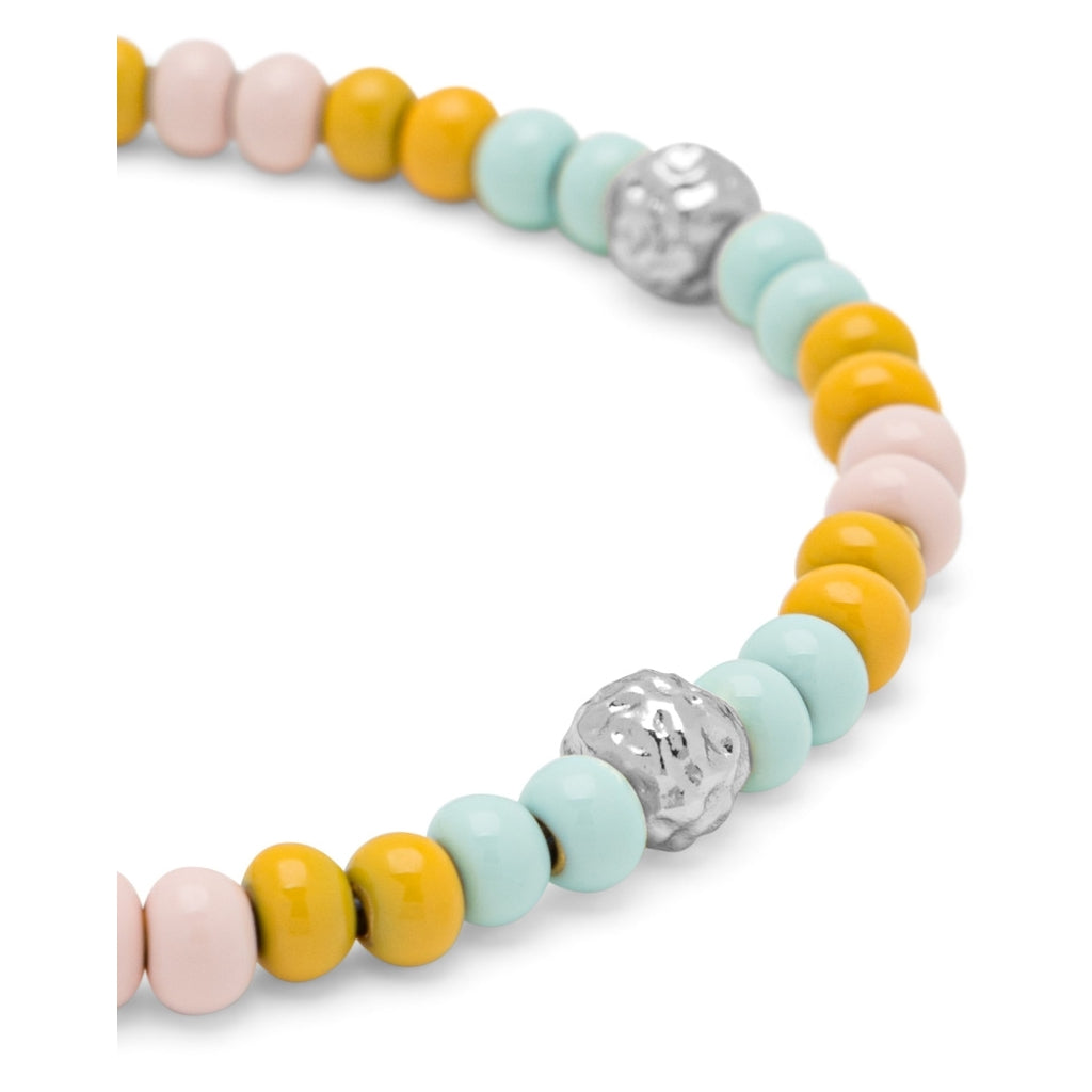 LULU Copenhagen Color Ball Bracelet Summer plaqué argent Bracelets Silver Plated