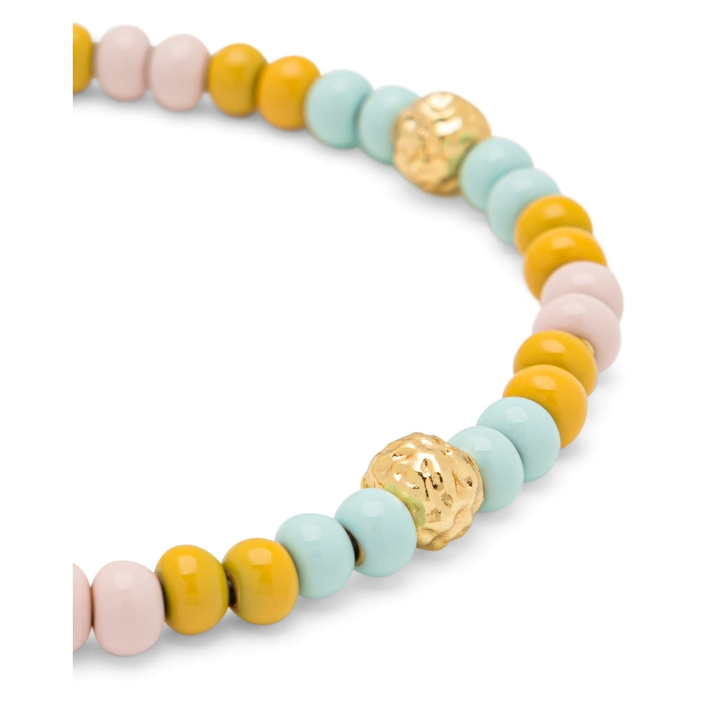 LULU Copenhagen Color Ball Bracelet Summer plaqué or Bracelets Gold Plated