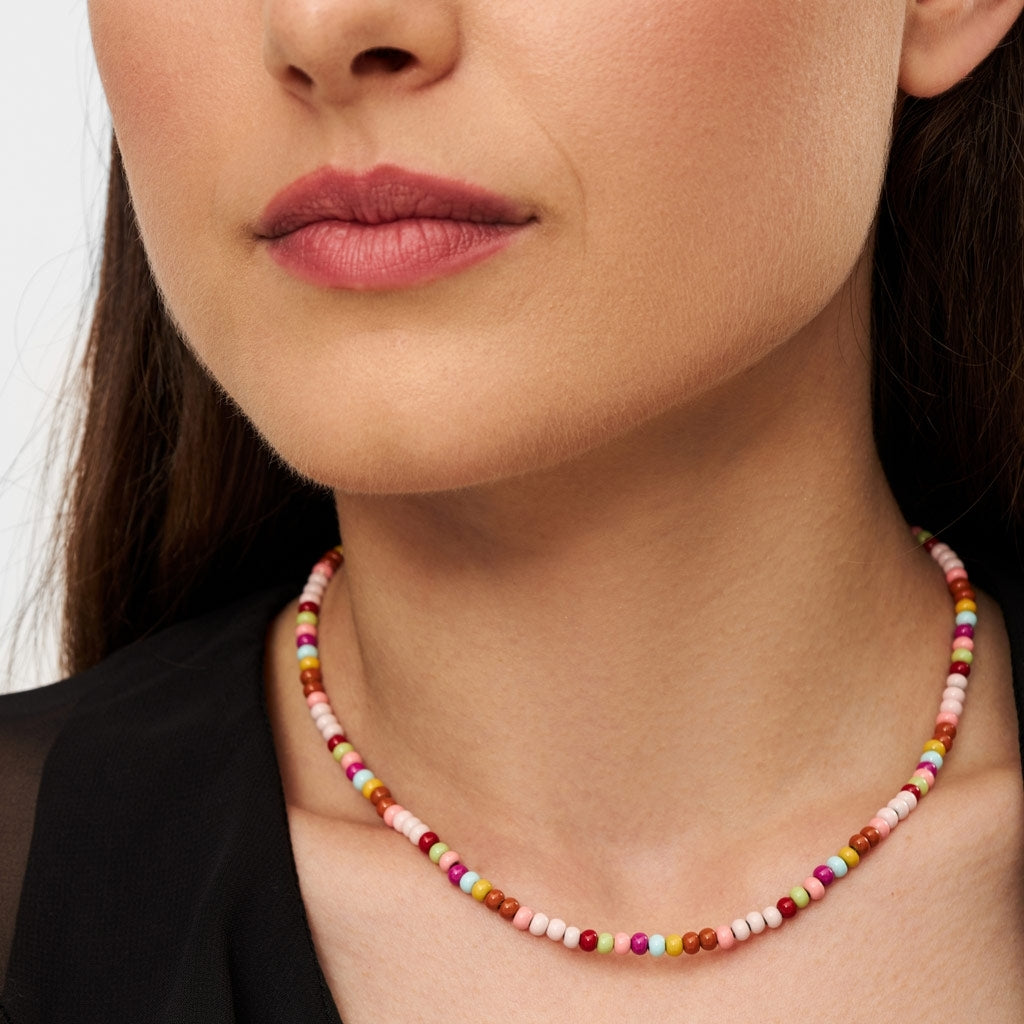 LULU Copenhagen Color Ball Collier court Necklaces Mix