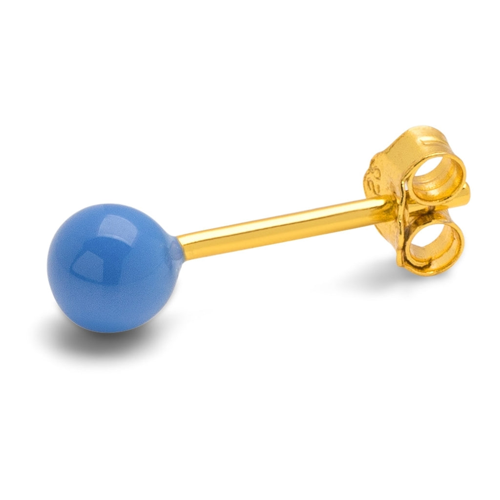 LULU Copenhagen Color Ball Medium boucle d'oreille 1 pièce Ear stud, 1 pcs Blue