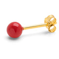 Color Ball Medium boucle d'oreille 1 pièce - Passion Red