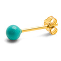Color Ball Medium boucle d'oreille 1 pièce - Petrol