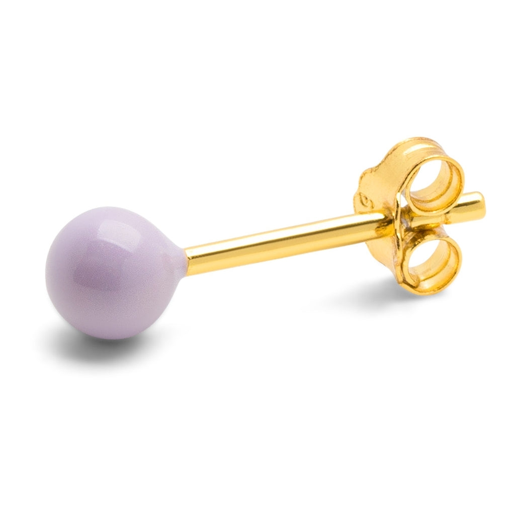 LULU Copenhagen Color Ball Medium boucle d'oreille 1 pièce Ear stud, 1 pcs Purple