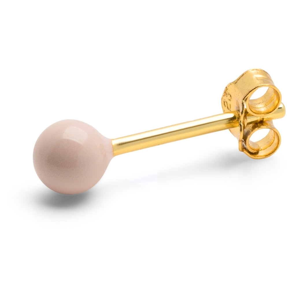LULU Copenhagen Color Ball Medium boucle d'oreille 1 pièce Ear stud, 1 pcs Silk Light Pink
