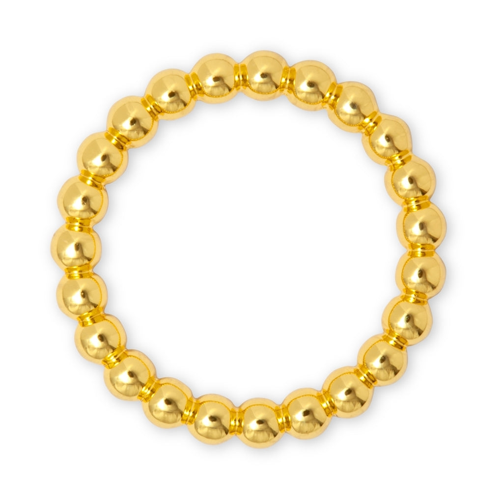 LULU Copenhagen Color Ball Ring Rings Gold Plated