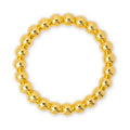 Color Ball Ring - Gold Plated