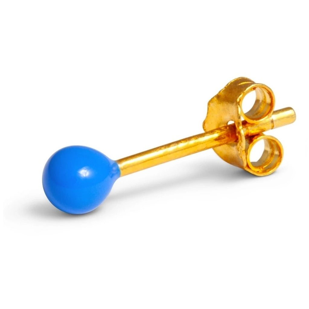 LULU Copenhagen Color Ball boucle d'oreille 1 pièce Ear stud, 1 pcs Blue