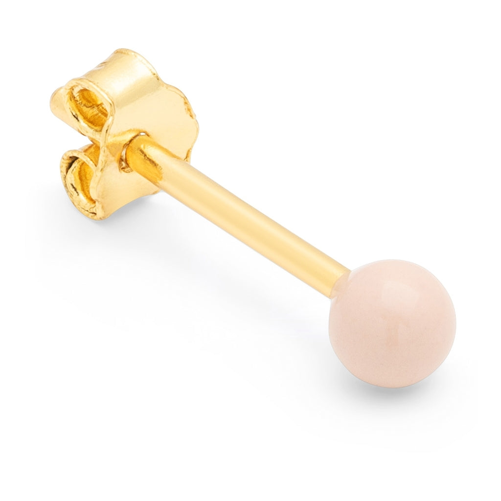 LULU Copenhagen Color Ball boucle d'oreille 1 pièce Ear stud, 1 pcs Dusty Peach