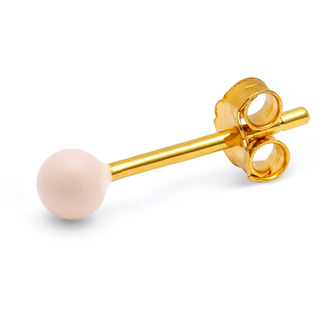 LULU Copenhagen Color Ball boucle d'oreille 1 pièce Ear stud, 1 pcs Dusty Peach