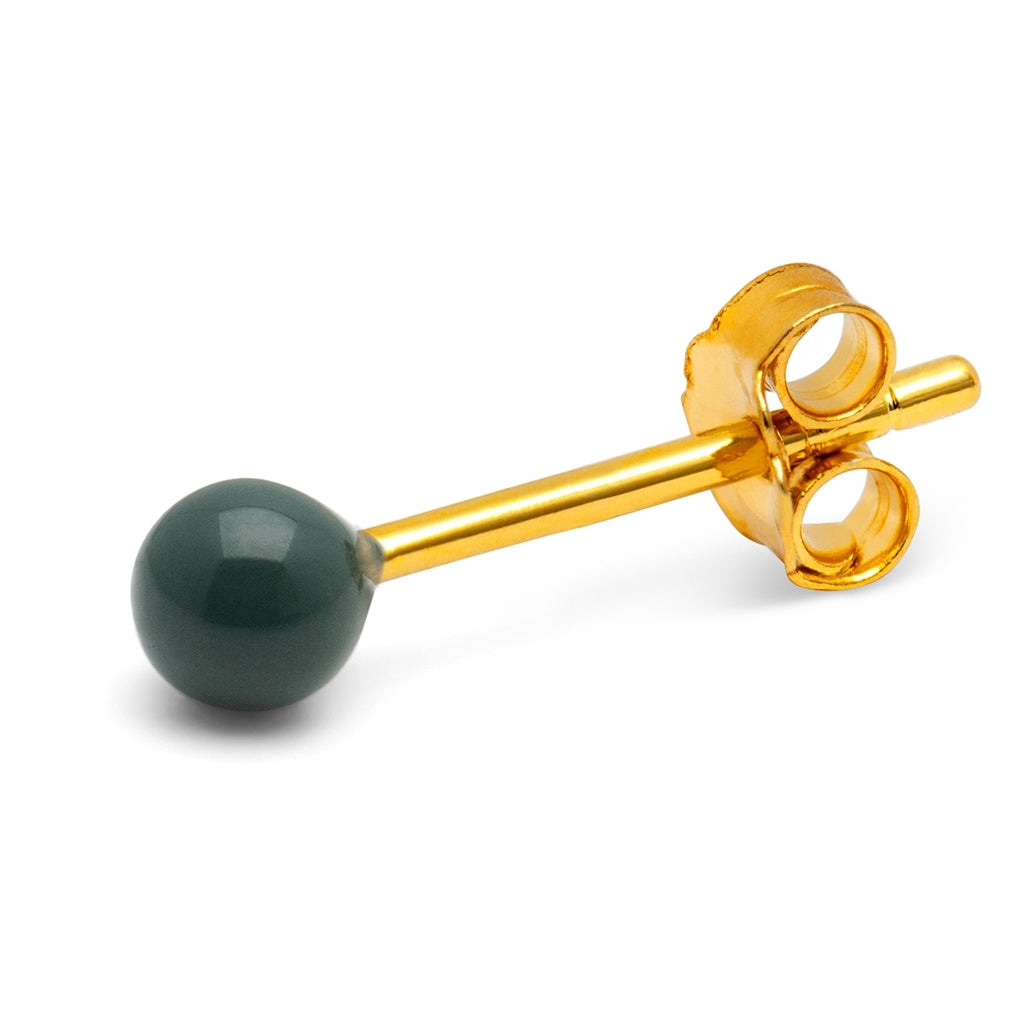 LULU Copenhagen Color Ball boucle d'oreille 1 pièce Ear stud, 1 pcs North Sea Green