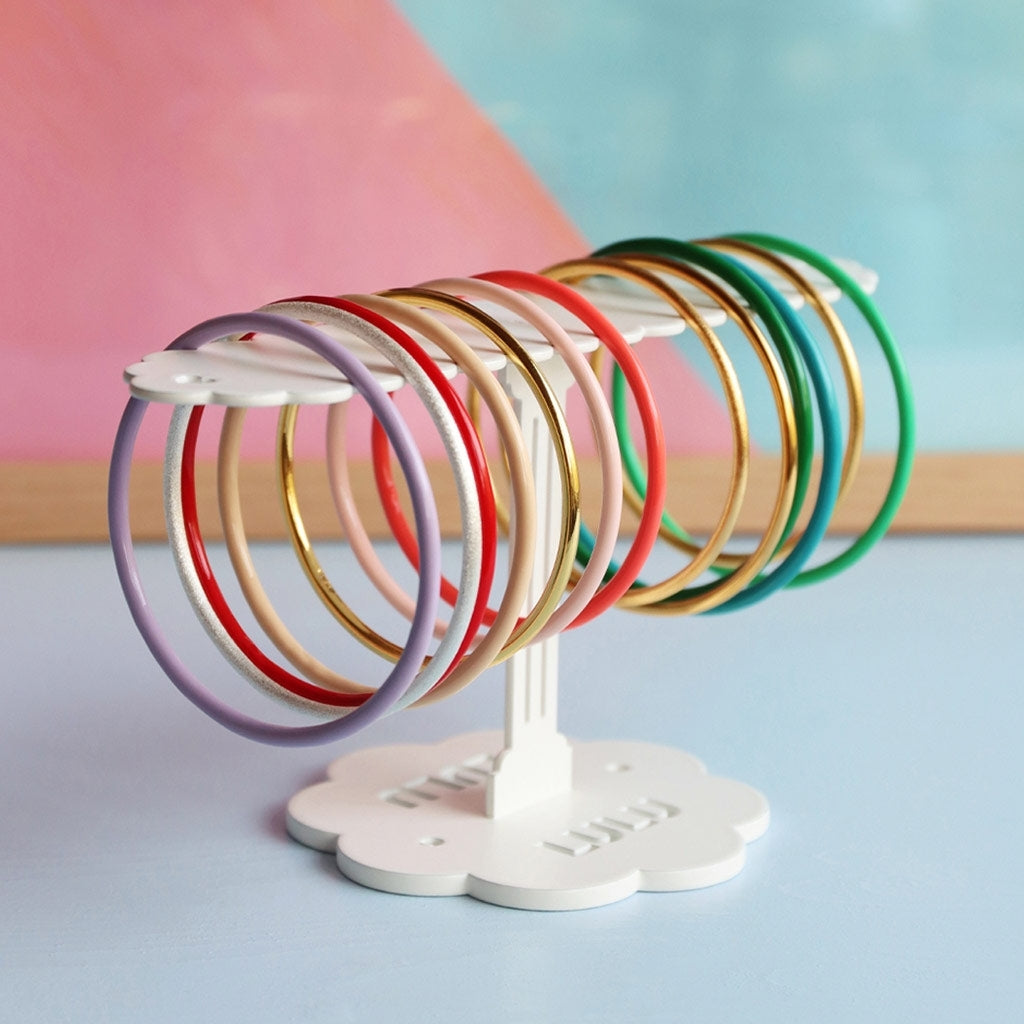 LULU Copenhagen Color Bangle Bracelets Burnt Coral